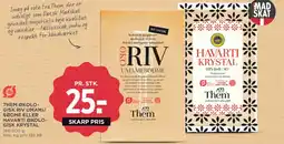 MENY Them økologisk — Riv Umami/Sødme eller Havarti Krystal tilbud