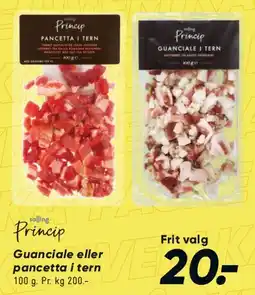Bilka Princip — Guanciale eller pancetta i tern tilbud