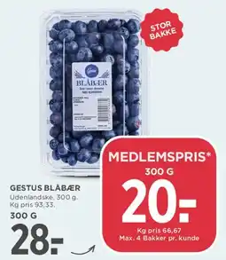 MENY Gestus blåbær tilbud