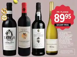 MENY Udvalgte vine (Tator Primitivo m.fl.) tilbud