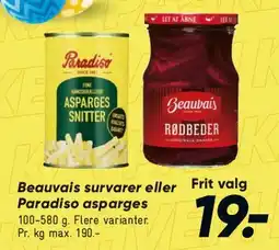 Bilka Beauvais / Paradiso tilbud