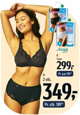 Føtex Sloggi lingerie set (bra + brief) - 2 stk. tilbud