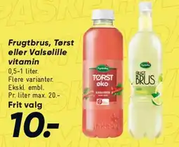 Bilka Frugtbrus / Tørst / vitaminvariant tilbud