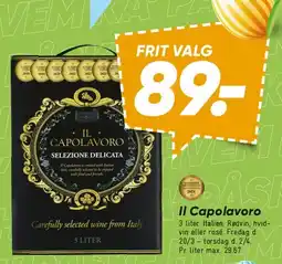 Bilka Il Capolavoro Selezione tilbud