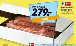 Bilka Mørbrad af dansk gris (pr. kasse) tilbud