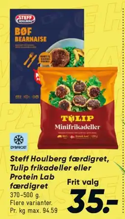 Bilka Steff Houlberg / Tulip / Protein Lab færdigret / frikadeller tilbud
