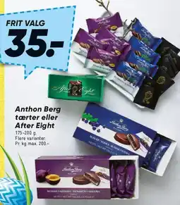 Bilka Anthon Berg eller After Eight tilbud