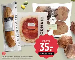 MENY Jalm&B eller Il Fornaio Økologisk Brød tilbud