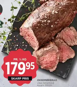 MENY Oksemørbrad tilbud