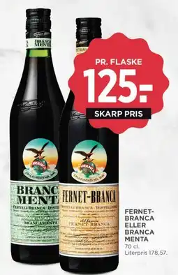 MENY Fernet-Branca / Branca Menta tilbud