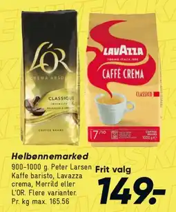 Bilka L'OR / Lavazza kaffe tilbud