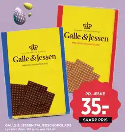 MENY Galle & Jessen pålægschokolade tilbud