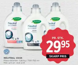MENY NEUTRAL vask tilbud
