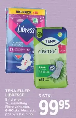 MENY TENA eller Libresse tilbud