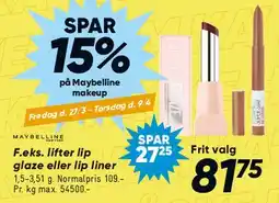 Bilka Maybelline makeup tilbud