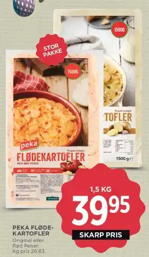 MENY Peka Flødekartofler tilbud