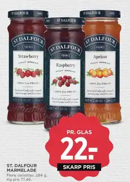MENY St. Dalfour Marmelade tilbud