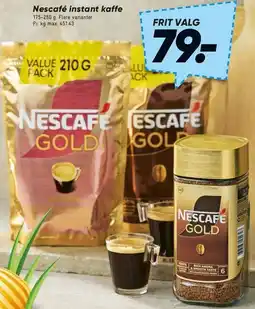 Bilka Nescafé Gold (instant kaffe) tilbud