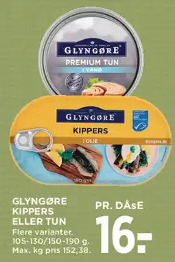 MENY Glyngøre kippers eller tun tilbud