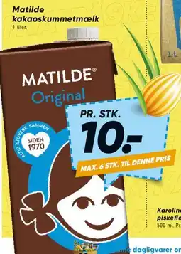 Bilka Matilde kakao skummetmælk tilbud
