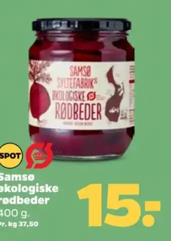 Netto Samsø økologiske rødbeder tilbud