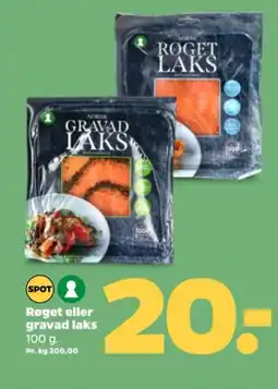 Netto Røget eller gravad laks tilbud