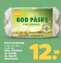 Netto Dava skrabeæg tilbud