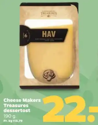 Netto Cheese Makers Treasures dessertost tilbud