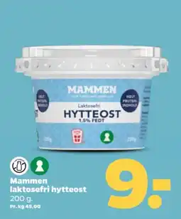 Netto Mammen laktosefri hytteost tilbud