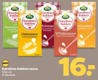 Netto Karolines Køkken Sauce tilbud