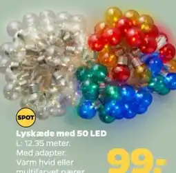 Netto SPOT Lyskæde med 50 LED tilbud