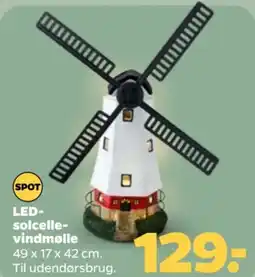 Netto LED solcelle- vindmølle tilbud