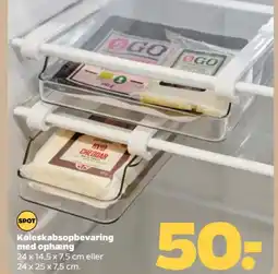 Netto Køleskabsopbevaring med ophæng tilbud
