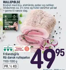 REMA 1000 Frilandsgris - Rå dansk rullepølse tilbud