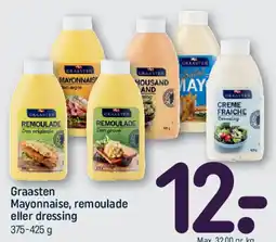 REMA 1000 Graasten mayonnaise, remoulade eller dressing tilbud