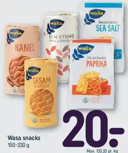 REMA 1000 Wasa snacks tilbud