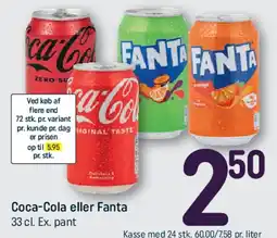 REMA 1000 Coca-Cola eller Fanta tilbud