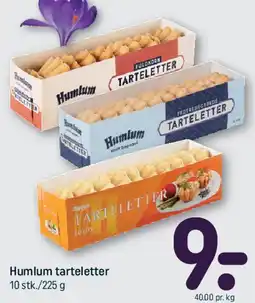 REMA 1000 Humlum tarteleletter tilbud