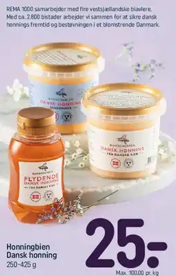 REMA 1000 Honningbien Dansk honning tilbud