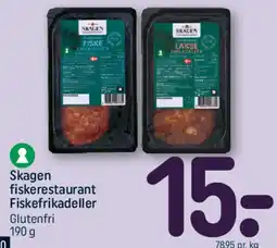 REMA 1000 Skagen Fiskerestaurant Fiskefrikadeller tilbud