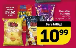 Løvbjerg Kims chips el. snacks tilbud