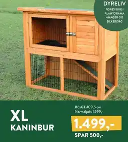 Plantorama XL KANINBUR tilbud
