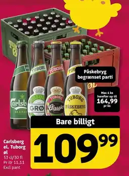 Løvbjerg Carlsberg el. Tuborg ol tilbud
