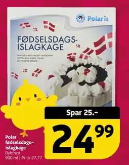 Løvbjerg Polar fødselsdags- islagkage tilbud