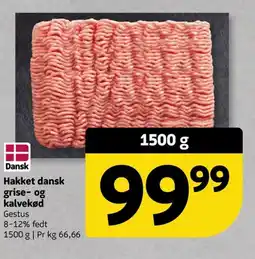 Løvbjerg Hakket dansk grise- og kalvekød tilbud