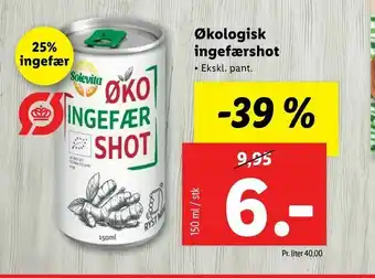 Let-Køb Økologisk ingefærshot tilbud