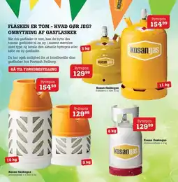 Poetzsch Padborg Kosan flaskegas (byttepris) tilbud