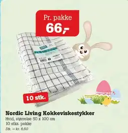 Poetzsch Padborg Nordic Living Køkkenviskestykker tilbud