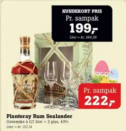 Poetzsch Padborg Planteray Rum Sealander (gaveæske) tilbud