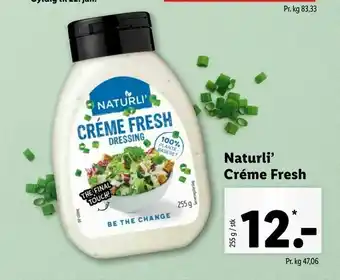 Let-Køb Naturli' Créme Fresh tilbud